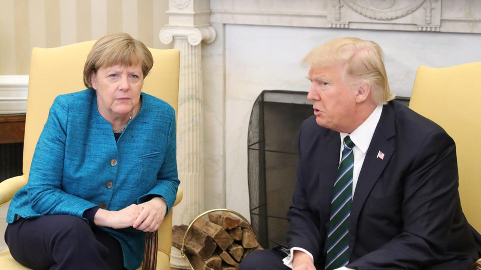 Die Stimmung zwischen Bundeskanzlerin Angela Merkel und US-Präsident Donald Trump war offensichtlich nicht die beste