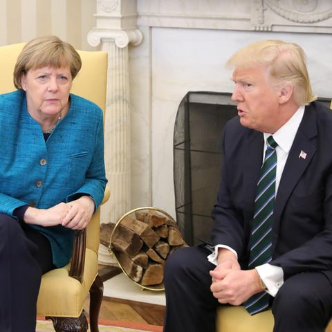 Die Stimmung zwischen Bundeskanzlerin Angela Merkel und US-Präsident Donald Trump war offensichtlich nicht die beste