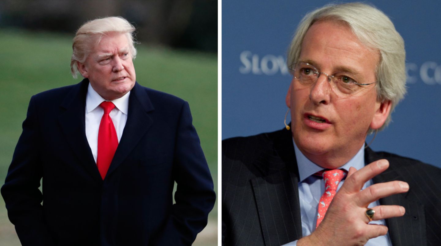 Der US-Präsident Donald Trump und der ehemalige Nato-Botschafter der USA, Ivo Daalder