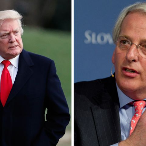 Der US-Präsident Donald Trump und der ehemalige Nato-Botschafter der USA, Ivo Daalder