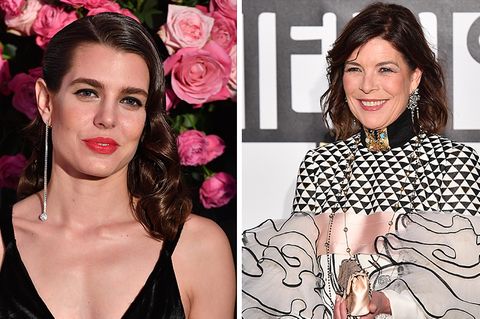 Charlotte und Caroline beim Rosenball in Monaco 2017