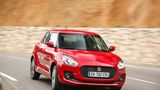 Der Suzuki Swift bleibt in den Kurven gelassen