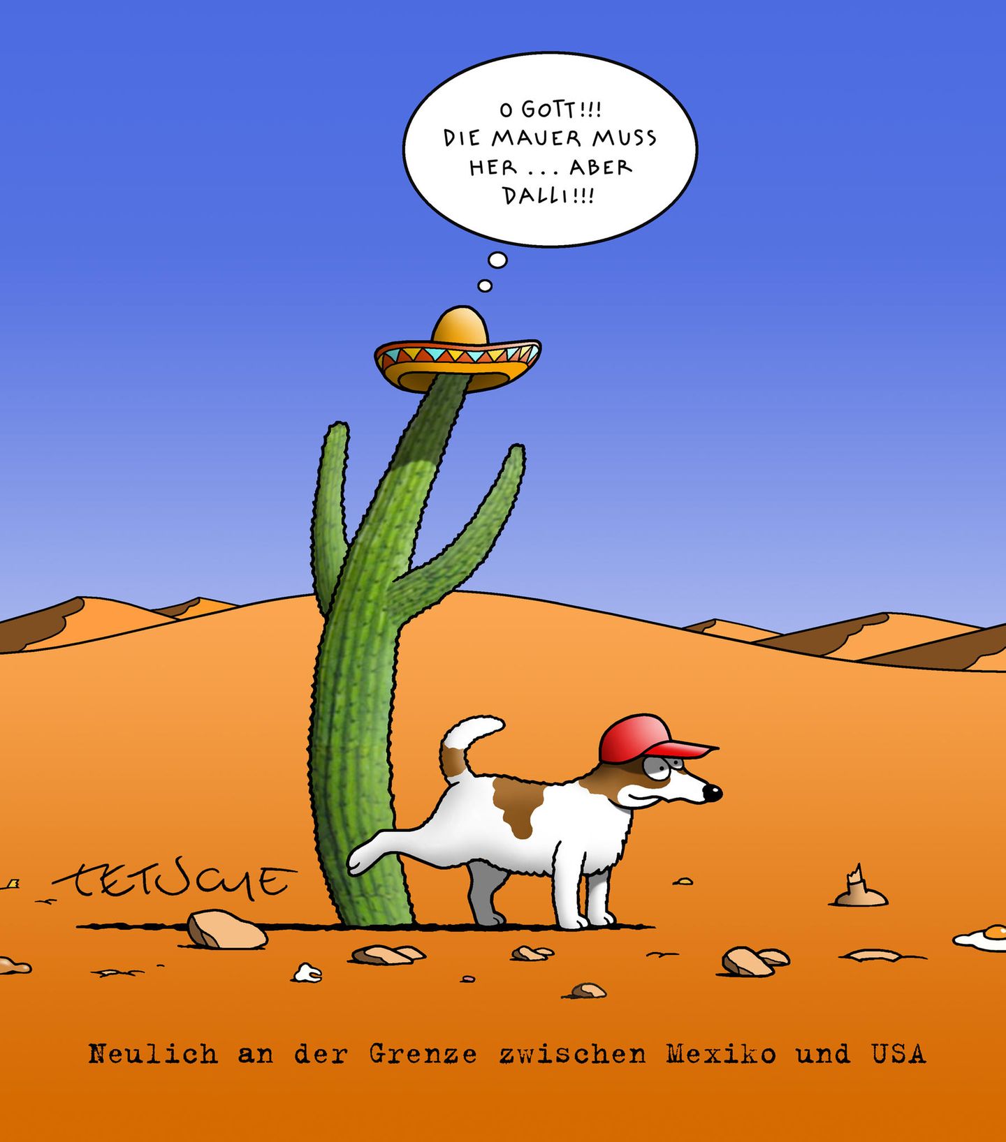 stern-Cartoon : Donald Trump: Die besten Cartoons zum Presidents' Day