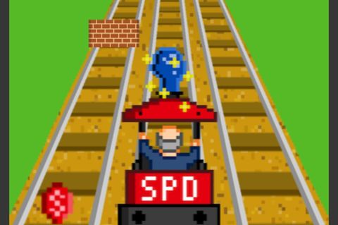 Spiel "Schulzzug" mit Martin Schulz als Lokführer. Die SPD will das Online-Game jetzt entschärfen lassen.
