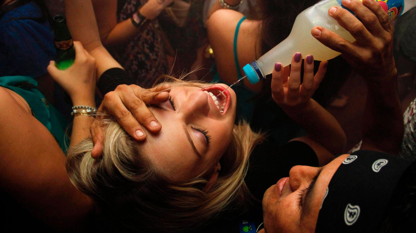 US-Touristen während des Spring Breaks in Cancun