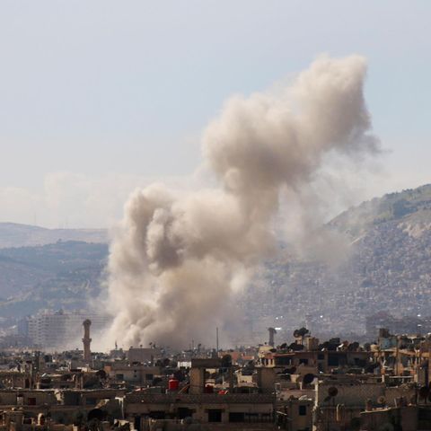 Luftangriff in Syrien (Archivbild)