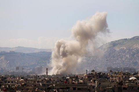 Luftangriff in Syrien (Archivbild)