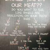 Für alle, die sich nicht entscheiden können, ob sie Fleisch in diesem Restaurant essen sollen oder nicht. 