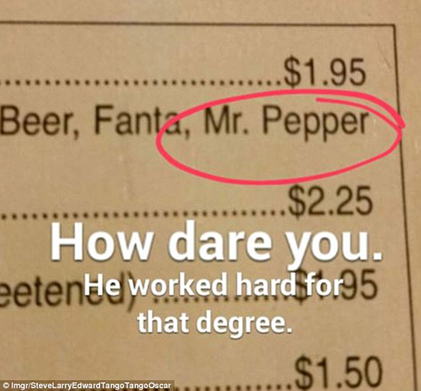 Dem Softdrink "Dr. Pepper" wurde der Doktortitel entzogen