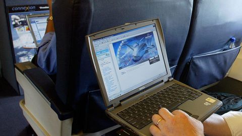 In Zukunft auf vielen Verbindungen in die USA und nach Großbritannien verboten: Laptops in der Flugzeugkabine.