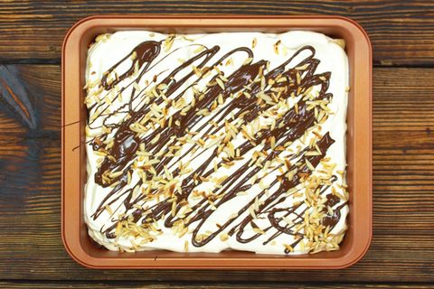 Eisgericht neu interpretiert: Leckerer Bananensplit-Kuchen – der jedem gelingt