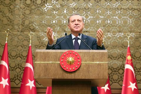 Der türkische Präsident Recep Tyyip Erdogan packt in Ankara wieder die Verbal-Keule aus.