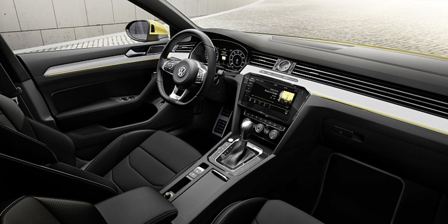 Der Arteon mit dem neuen VW-System mit 9,2 Zoll Bildschirm