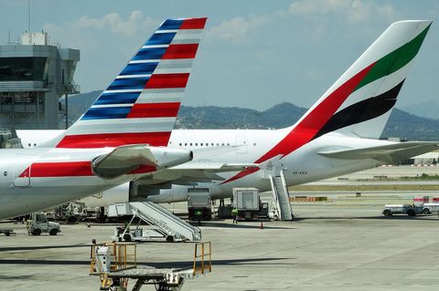 American Airlines und Emirates