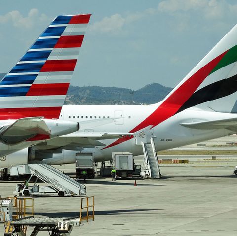 American Airlines und Emirates