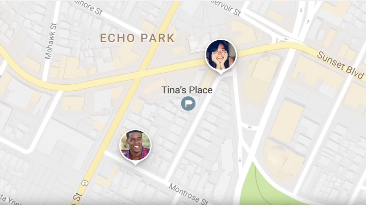 Echtzeit-Lokalisierung bei Google Maps
