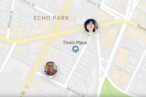 Echtzeit-Lokalisierung bei Google Maps