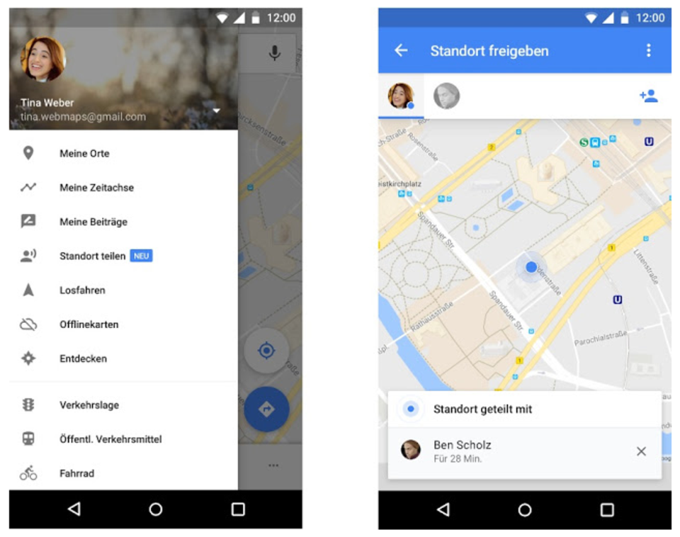 Google Maps - Tracking - Standort - Reiseverlauf - Lokalisierung Google Maps - Tracking - Standort - Reiseverlauf - Lokalisierung