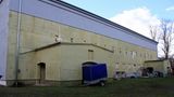 Die Rückansicht des Frankfurter Bunkers. Insgesamt bietet er eine Lagerfläche von 1400 Quadratmetern
