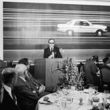 Weltpremiere Mercedes C 123 auf dem Genfer Salon 1977