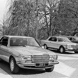 Weltpremiere Mercedes C 123 auf dem Genfer Salon 1977