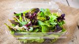 Fertigsalat in Plastik ist zwar praktisch, verursacht aber unnötig Müll. Die Verpackungen bieten außerdem einen perfekten Nährboden für Schimmelpilze und Keime.   Kaufen Sie Salat besser unverpackt, waschen und schnippeln sie ihn selber. Das kostet zwar ein paar Minuten mehr Zeit, die sind es aber wert.