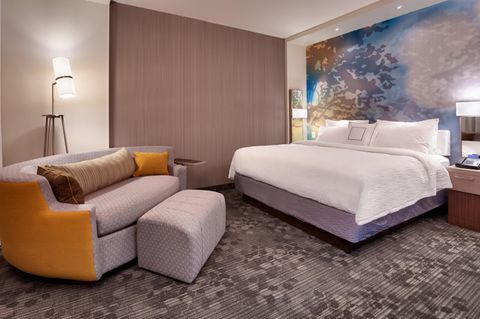 Das Zimmer eines Marriott-Hotels