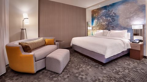 Das Zimmer eines Marriott-Hotels