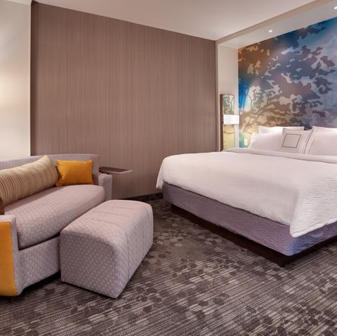 Das Zimmer eines Marriott-Hotels
