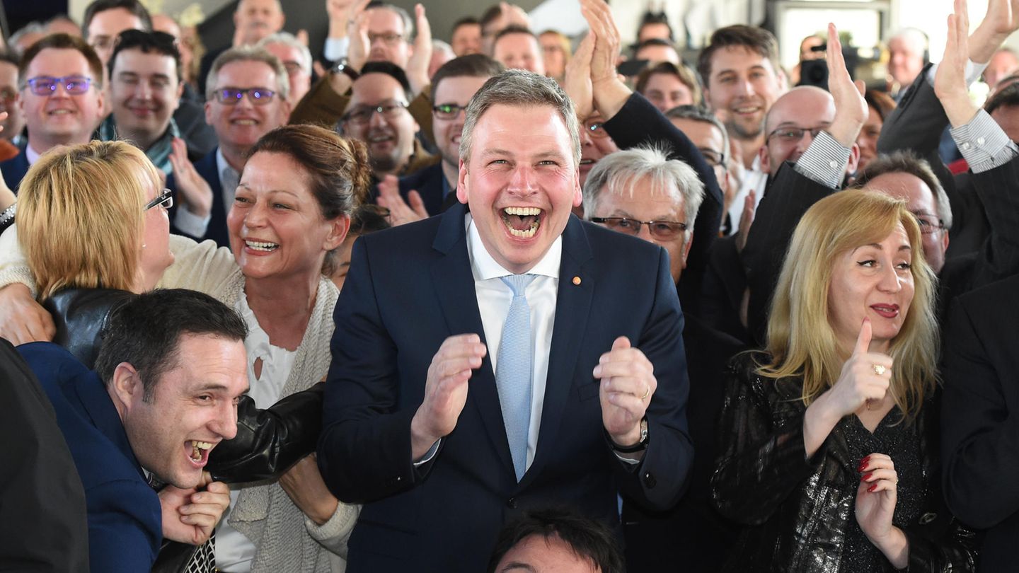 Jubel bei der CDU an der Saar