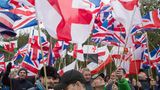 Britain First. Nach dem Brexit erleben die Nationalisten – wie hier bei einem Marsch in Telford – einen Aufschwung.