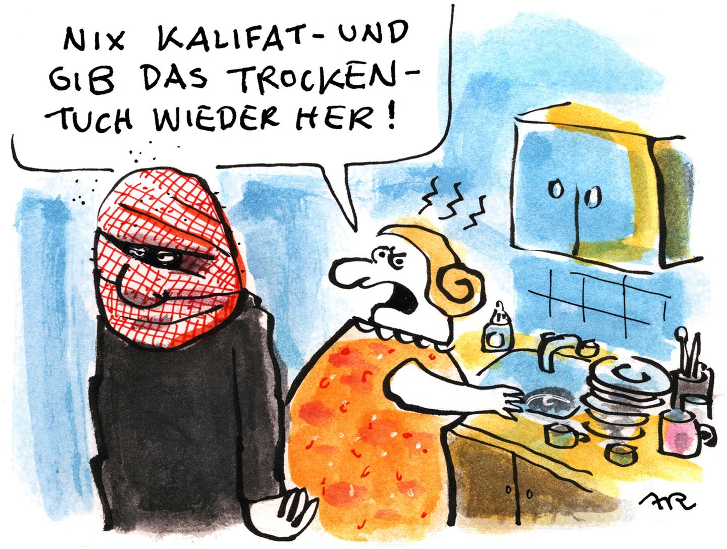 Die Ausstellung läuft vom 23. März bis zum 23. Juli 2017 im Caricatura Museum Frankfurt
