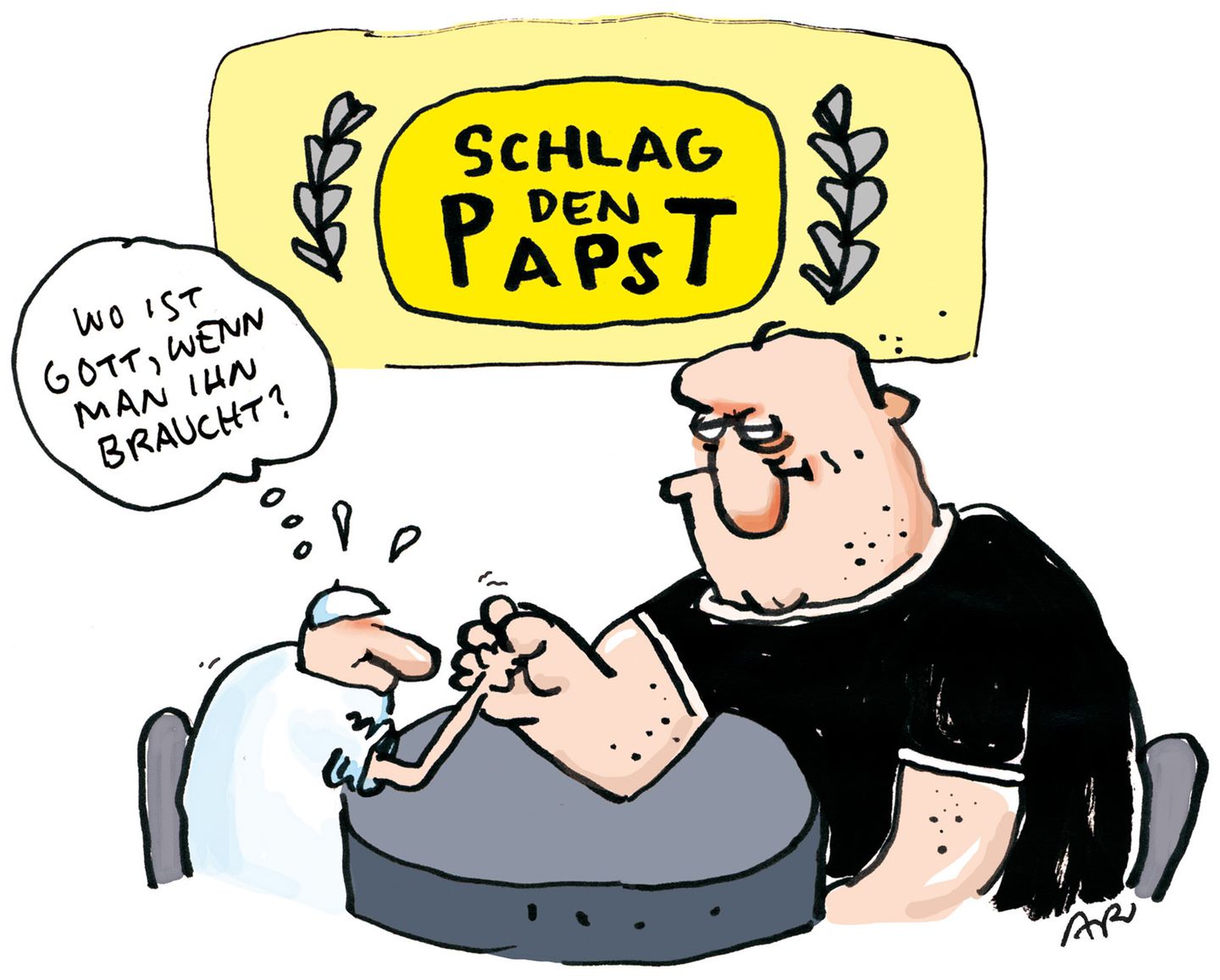 Die Ausstellung läuft vom 23. März bis zum 23. Juli 2017 im Caricatura Museum Frankfurt