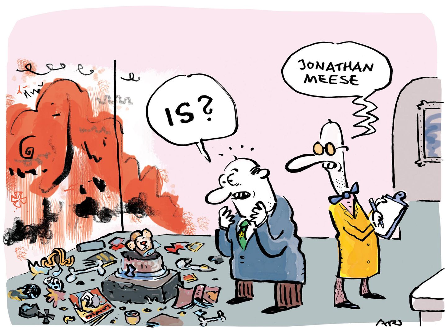 Die Ausstellung läuft vom 23. März bis zum 23. Juli 2017 im Caricatura Museum Frankfurt