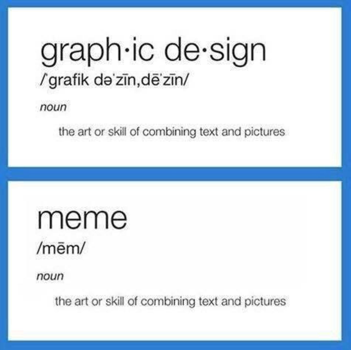 Für alle, die nicht wissen, was ein Meme ist
