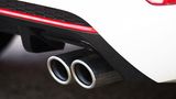 Das Doppelendrohr des Kia Picanto GT Line ist reine Show