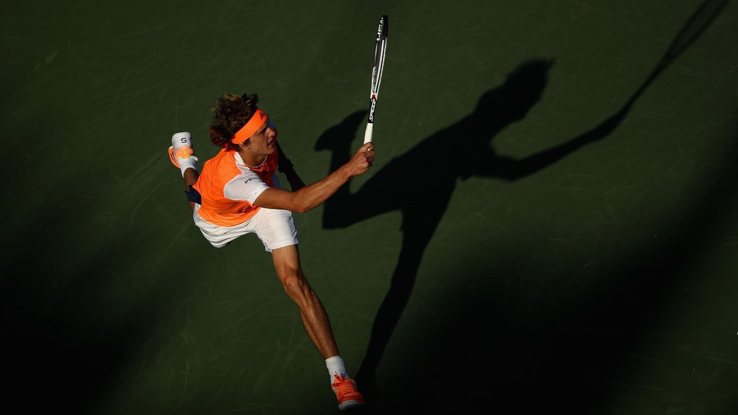 Alexander Zverev setzte sich gegen den US-Amerikaner John Isner durch