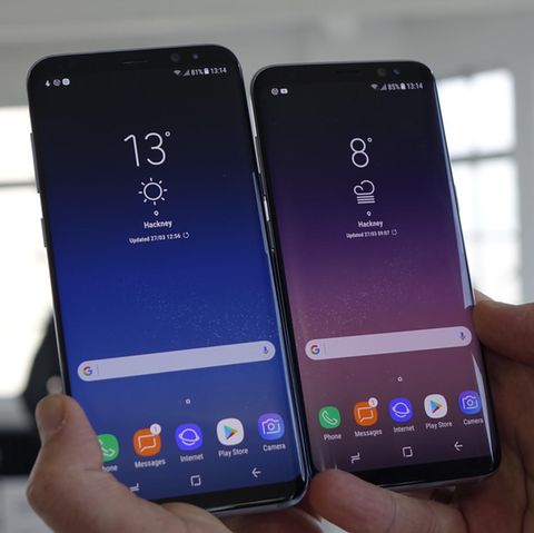 Galaxy S8+ (6,2-Zoll-Screen) vs. Galaxy S8 (5,8 Zoll)