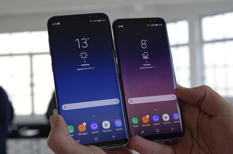 Galaxy S8+ (6,2-Zoll-Screen) vs. Galaxy S8 (5,8 Zoll)