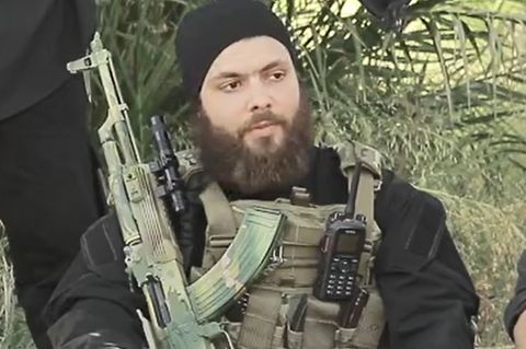 Yamin A.-Z. alias Abu Umma al-Almani in einem Propagandavideo des Islamischen Staates