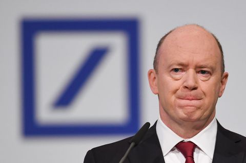 Eine weitere Rechtstreitigkeit für sein Geldhaus? John Cryans Deutsche Bank soll bei Cum-Ex-Deals mitgemischt haben.