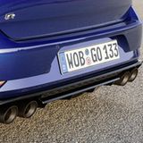 Die Titanabgasanlage gibt es beim VW Golf R als Option