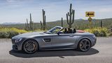 Mercedes AMG GT C Roadster - offen in der Steppe