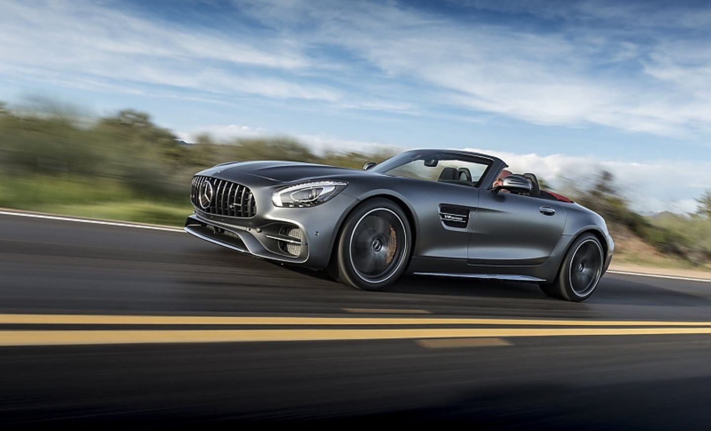 Mercedes AMG GT C Roadster - aus dem Stand in unter vier Sekunden auf Tempo 100