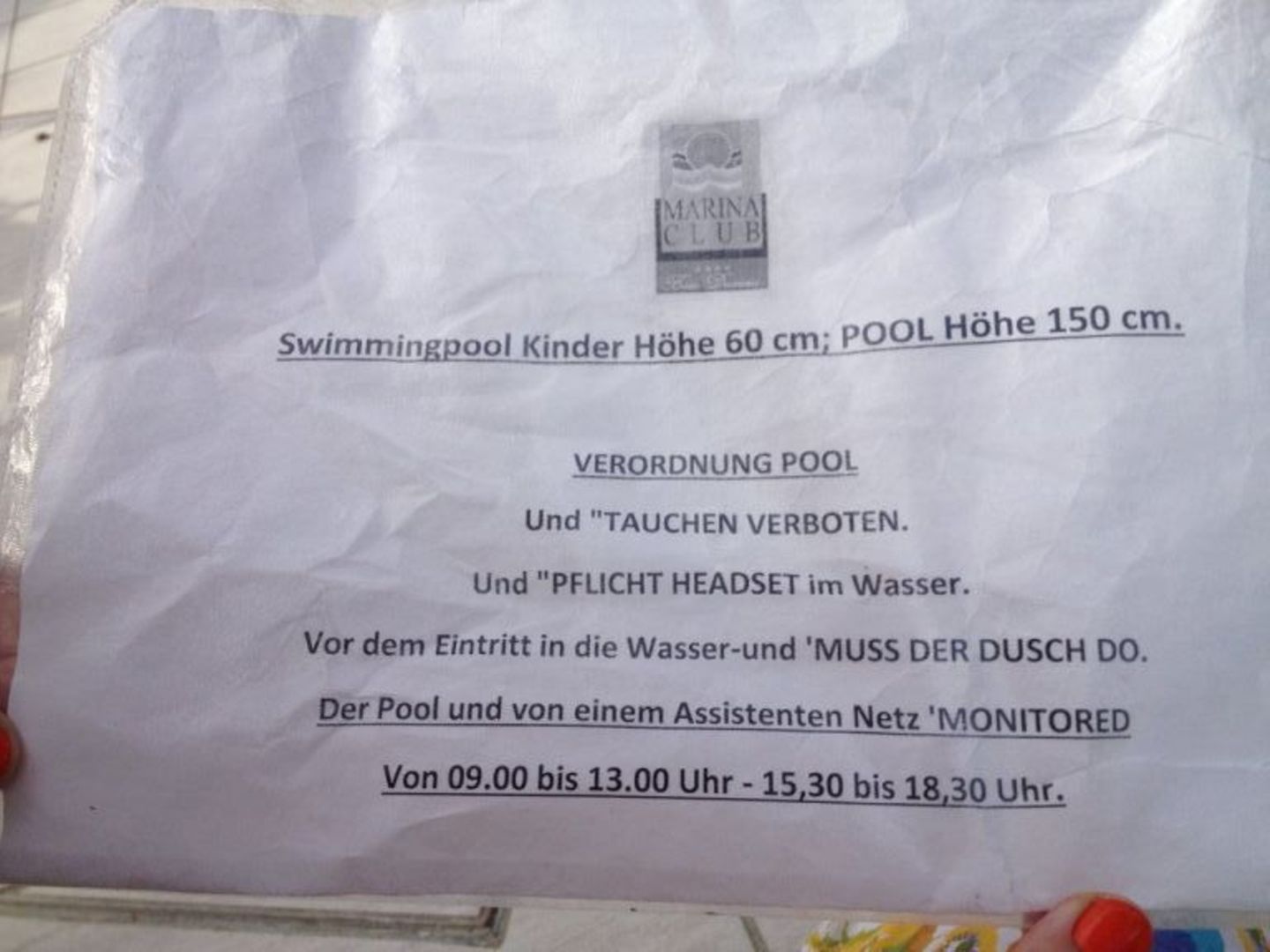 Lustige Urlaubsfotos