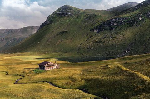 Prättigau, Graubünden, Schweiz: Fideriser Heuberge