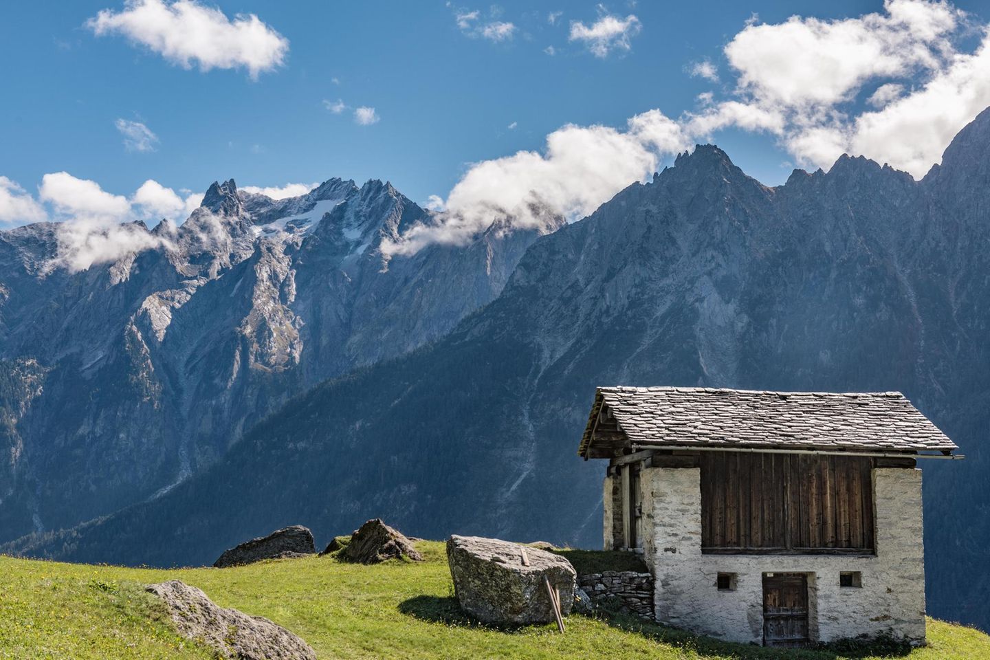 Durbegio, Bergell, Graubünden, Schweiz Durbegio, Bergell, Graubünden, Schweiz