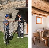 Durbegio, Bergell, Graubünden, Schweiz