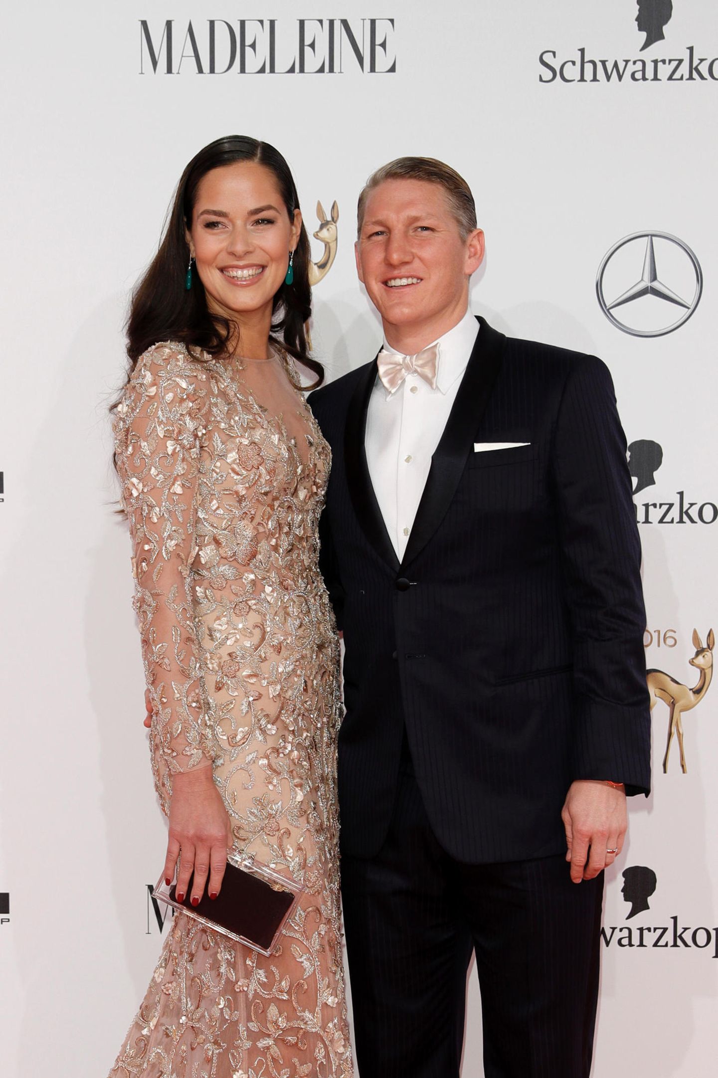 Ana Ivanovic und Bastian Schweinsteiger bei der Verleihung des Bambi 2016