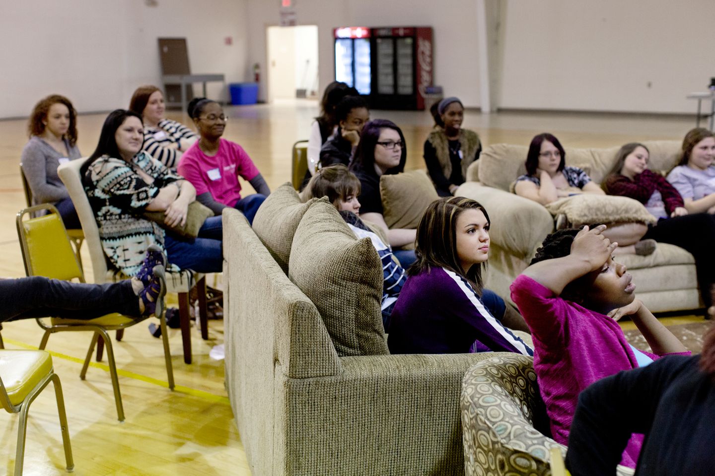 Bei der „Girls Night Out“ am Vorabend werden die Mädchen auch über Geschlechtskrankheiten informiert